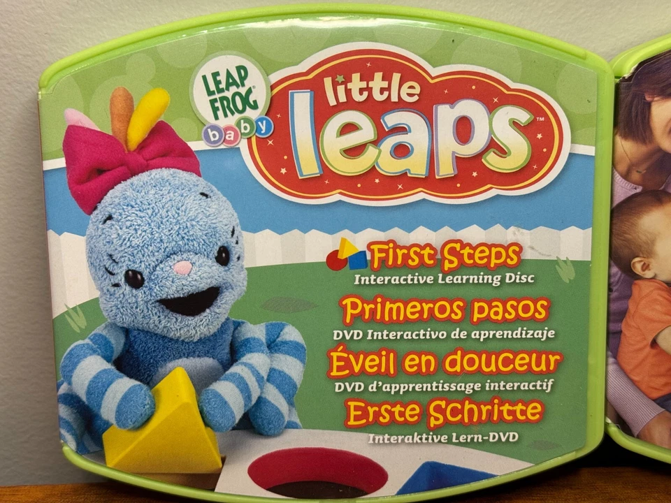 2 Leap Frog Baby Little Leaps First Steps & Learning Steps Interactive DVD Disc - Image 2 of 4