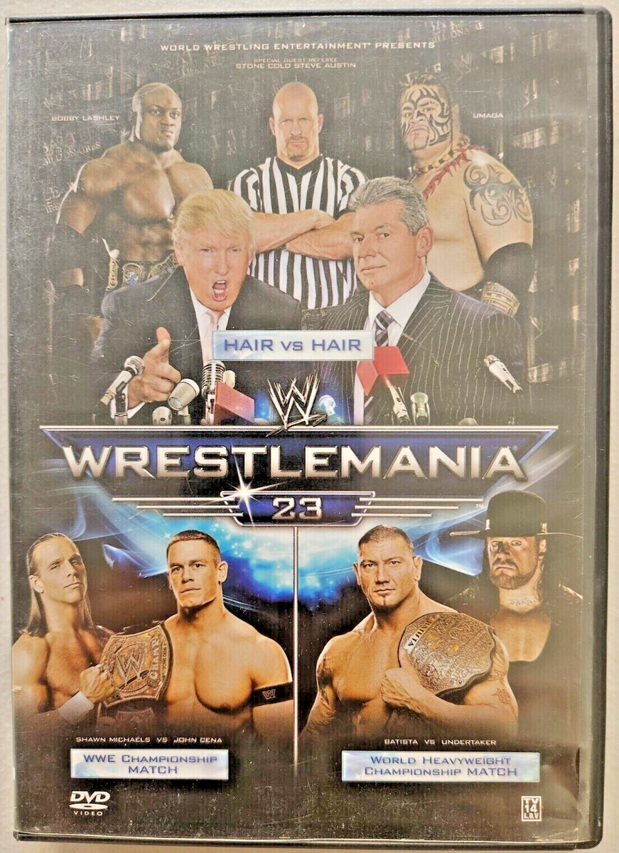WWE Wrestlemania 23 DVD (John Cena, Batista, Bobby Lashley, Edge