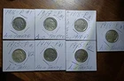 Buffalo Nickels Lot of 7 1913P Type 2, 14, 15, 16, 17, 18, & 19 #1Restored Dates
