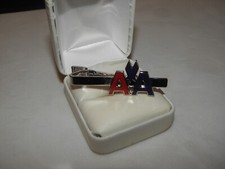 AMERICAN AIRLINE TIE BAR CLASSIC TIE CLIP CLASP US AIRWAYS AA PILOT GIFT NEW!