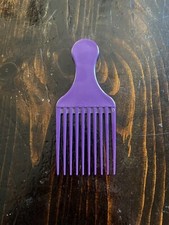 Vintage Unbranded Purple Hair Pick