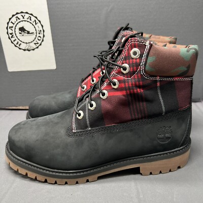 Timberland 6'' Heritage Textile Water-resistant Boots A5S1X A6798 Men Size 6 NEW
