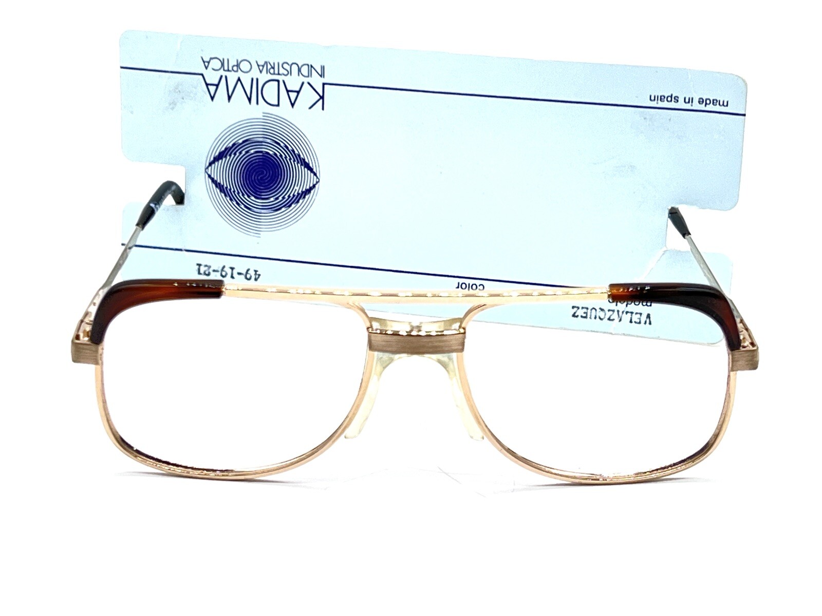 Vintage 1980s KADIMA 22k filled gold made in Spain reading Frame New old Stock