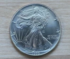 1993 Uncirculated American Silver Eagle 1 Oz .999 Fine Silver