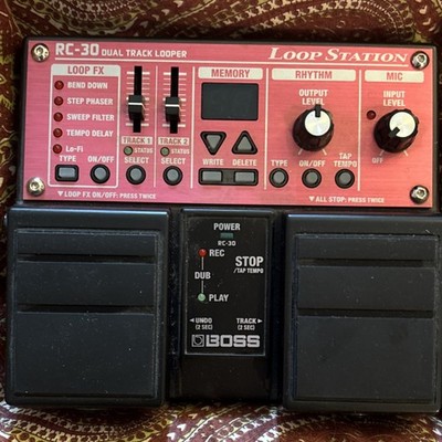 Boss RC-30 Loop Station Dual Track Digital Looper Pedal for Guitar