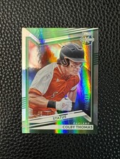 2022 Panini Elite Extra Edition - Colby Thomas #95 Status Green /499 (RC) 