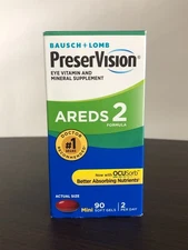 # Bausch & Lomb PreserVision Eye Vitamin and Mineral 90 Gels EXP. 08/2025