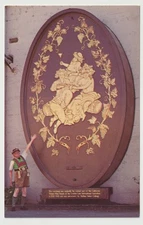 Asti California Bacchus Italian Swiss Colony Vintage Chrome Postcard