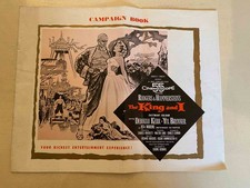 The King and I British Pressbook 1956 Yul Brynner, Deborah Kerr!