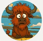 Hayleybug 1 oz Moooo'd Swing Buffalo Silver Round Mintage of 15 w/ COA