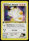 Pokemon Card - Giovanni's Meowth Gym Challenge 74/132 Common 1st Edition