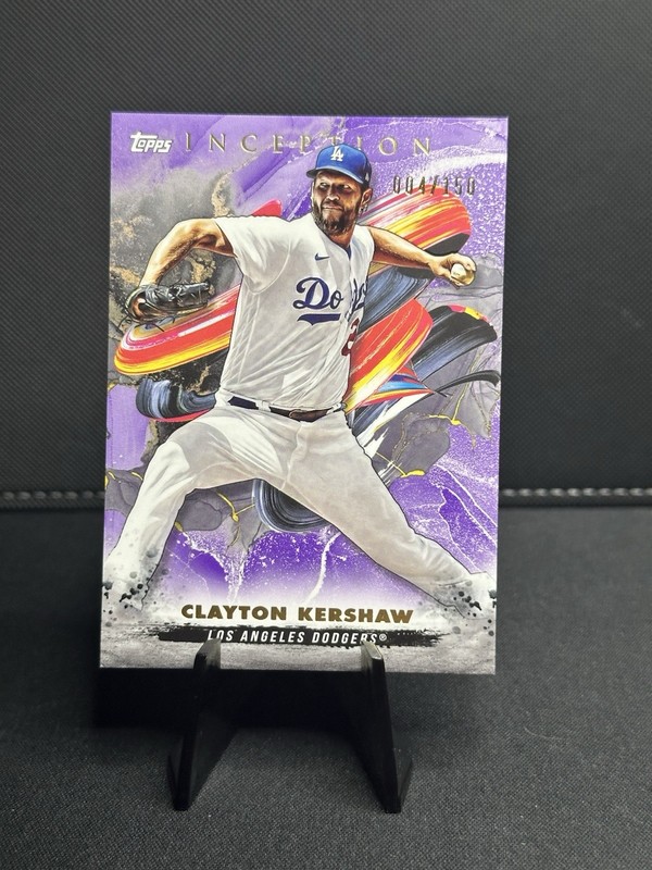 2023 Topps Inception Clayton Kershaw /150 Purple #80 Dodgers HOF