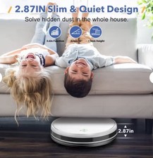 MAMNV BR151 Robot Vacuum and Mop Combo, APP Remote,White 5