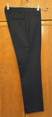 Elegante Herren Hose Wolle blau Vital Barberis Canonico - Floriani - Gr. 46