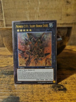 Number C101: Silent Honor Dark LVAL-EN046 Ultimate Rare 1st Edition NM