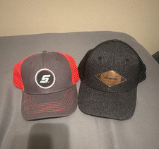 Snap-on Mens Trucker Hats Black Red Gray Adju...