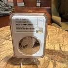 American Silver Eagle 2021-W Proof NGC PF70 Ultra-Cameo Heraldic Eagle T-1