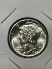 1945 D - Silver Winged (Mercury) Dime - a very nice uncirculated coin