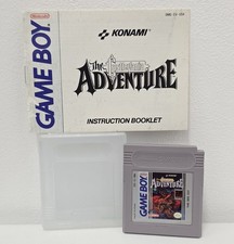 Castlevania Adventure (Nintendo Original Game Boy) Authentic Manual Case Tested
