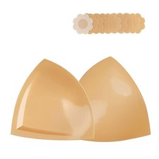 Depovor Large Size Double-Sided Sticky Inserts Lightly Padded For D Cups