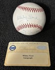 Whitey Ford 5x Inscribed Signed Autographed Vintage OAL BASEBALL Steiner COA  🔥