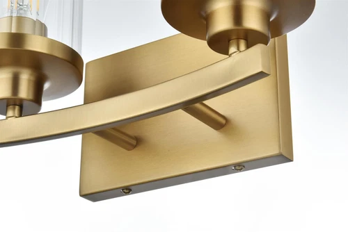 Living District Thane 11.5" Wall Sconce In Satin Gold - Picture 5 of 8