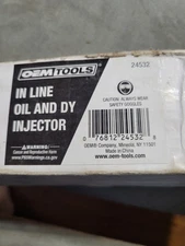 Injector oil, oil / Dye, flow through, injected 2 oz. oil or colorant