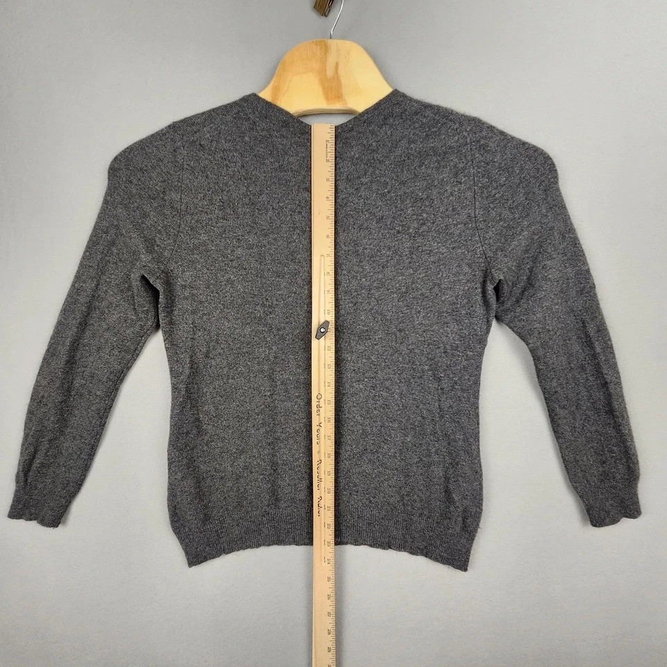 Charter Club кашемир свитер женщин XL серый Crewneck пуловер 100% кашемир - Изображение 4 из 4