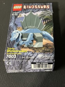 Vtg Lot Of 2 Lego Dinosaurs &ldquo;Dimetrodon&rdquo; & &ldquo;Ankylosaurus&rdquo; Sealed Bags W/Boxes