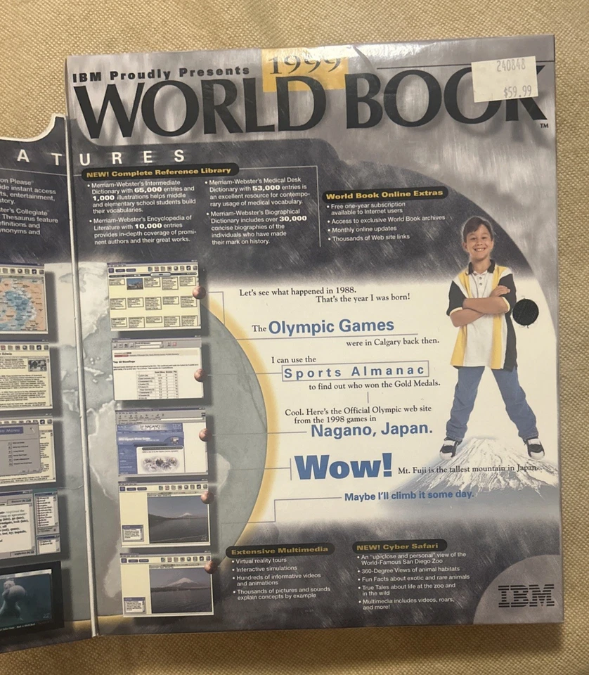 1999 IBM World Book Family Reference Suite - CD-ROMS NEW OPEN BOX READ - Image 4 of 4