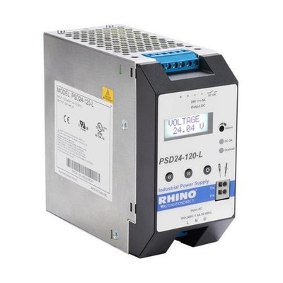 24 volt DC Power Supply Rhino  with LCD  Display PSD24-120-L 24 