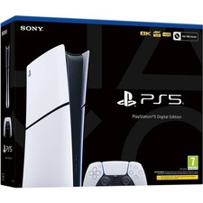 Sony PS5 Slim Digital Edition 1TB Video Game Console - White