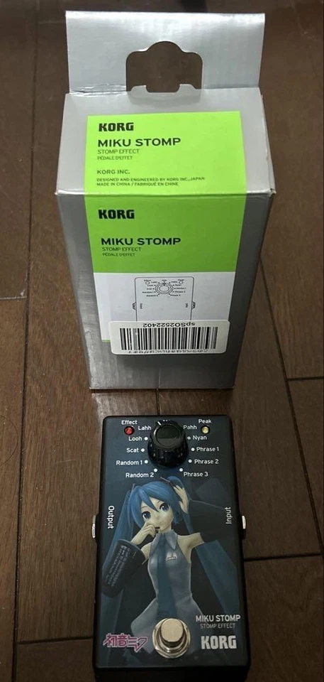 KORG MIKU STOMP Vocaloid Guitar Effect Pedal Rare Discontinued Japanese Edition - Photo 3/3