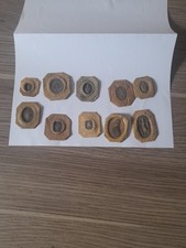 10 anciens seau cachet de cire tampon empreinte époque napoléon III blasons