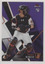 2018 Topps Finest Purple Refractor 55/250 Chance Sisco #85 0ws