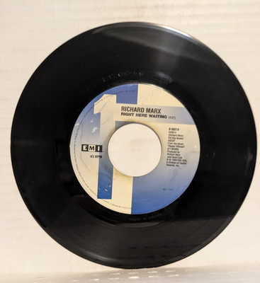 45 ~Richard Marx: ''Right Here Waiting / Wait For The Sunrise'' 1989 EMI (EX)