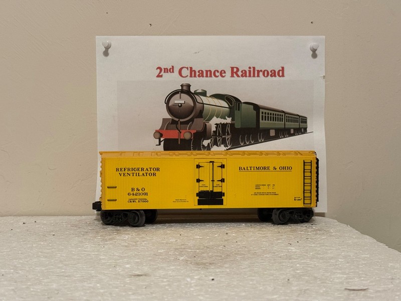 O Scale Trains K-Line Baltimore Ohio Reefer 6421091