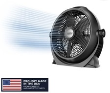 LaskoCyclone 20 pulgadas Ventilador de piso circulador de aire de 3 velocidades negro nuevo