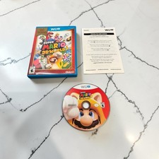 Super Mario 3D World (Nintendo Wii U, 2013) CIB With Manual