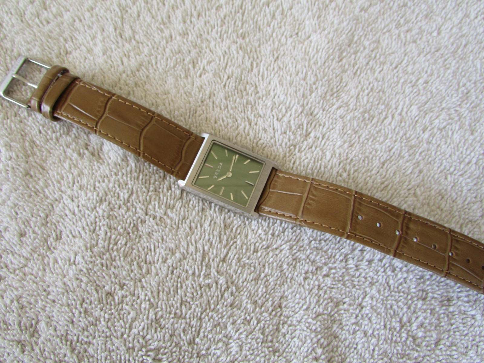 Breda Virgil Rectangular Watch 26mm Stainless-Ste… - image 3