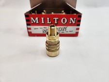 10 Pack Milton 1/4" Male NPT M Style Air fitting Quick Connect Coupler 716 10x
