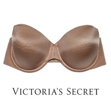 Victoria's Secret Strapless Nude Tan Bandeau Multi-way Bra Size 34D
