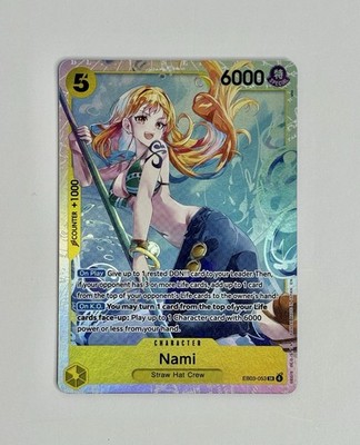 ONEPIECE Heroins Edition ナミ SR SP EB03 3 Nami (Alt Art) EB03-053 SR ONE PIECE Heroines Edition - ONE PIECE