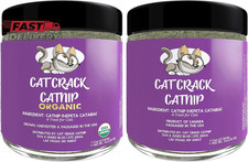 Cat Crack Catnip 1 Cup Bundled with Organic Catnip 1 Cup, Premium Blend Safe for