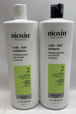 Nioxin Shampoo & Conditioner Liter Duo Sets For Natural Untreated & Thinning