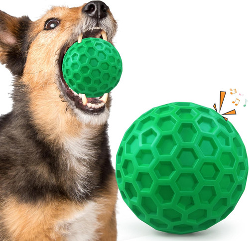 Indestructible Dog Ball Toy for Aggressive Chewers