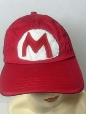 Super Mario Bros Hat Cap Adult Men Gaming Adjustable StrapBack Outdoor Red