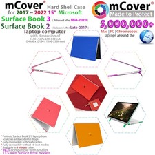 mCover Case ONLY Compatible for 2017 2022 15" Microsoft Surface Book 2/3 Laptop