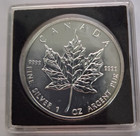 1 Unze Silbermünze "MAPLE LEAF",38,0mm , PP, mit Kapsel ,Anlagemünze