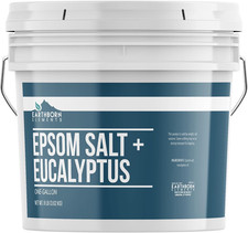 Eucalyptus Epsom Salt 1 Gallon , Pure  Undiluted, Soothing Aroma